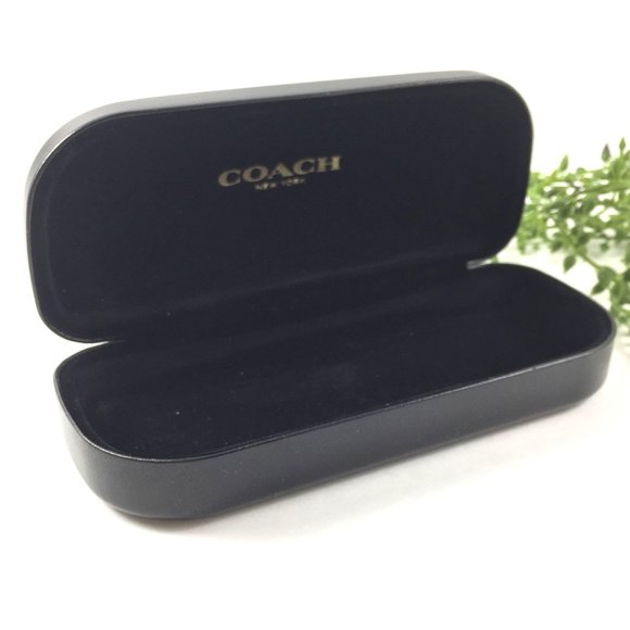 COACH Black Hard Clamshell Eyeglass & Sunglass Holder Case - Picture 2 of 4